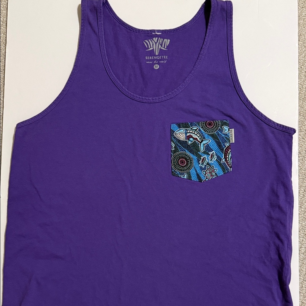 Serengetee tank top pre worn size M